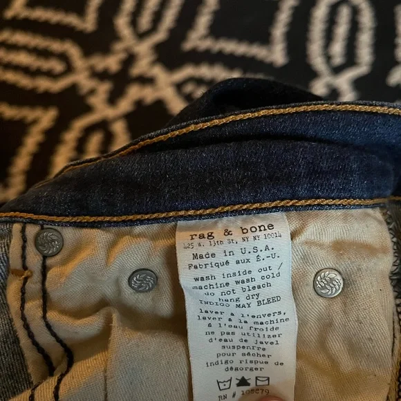 Rag and bones skinny jeans. Size 28. - Picture 4 of 5